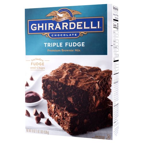 Mezcla Guirardelli De Chocolate Triple Fudge Brownie - 538 g