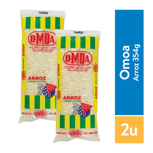 Arroz Omoa Blanco 2Pack De 354 g