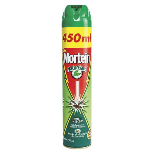 Insecticida Marca Mortein Multi Insectos Eucalipto Aerosol - 450ml