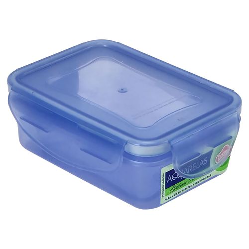 Tazon Click Clak Rect Aq (8 Oz/240 ml) Guateplast Oceano 0