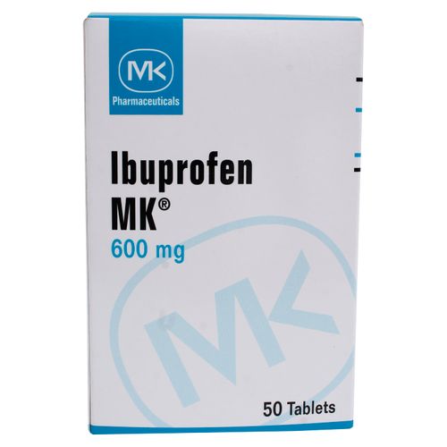 Ibuprofeno Mk 600 Mg 50 Tabletas - Precio Indicado Por Unidad