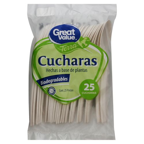 Cuchara Great Value Jumbo - 25unidades