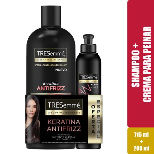 Pack Tresemme Shampo (715ml) + Crema (200ml) Keratina
