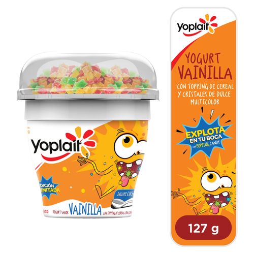Yogurt Yoplait Infantil Vainilla Popping Candy - 127 g