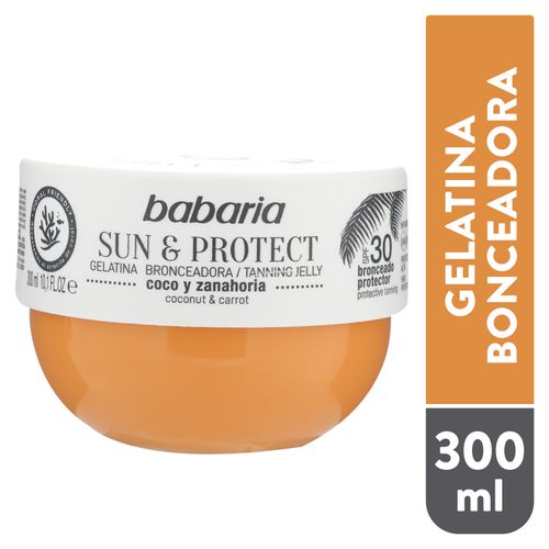 Gelatina bronceadora Babaria coco y zanahoria - 300 g