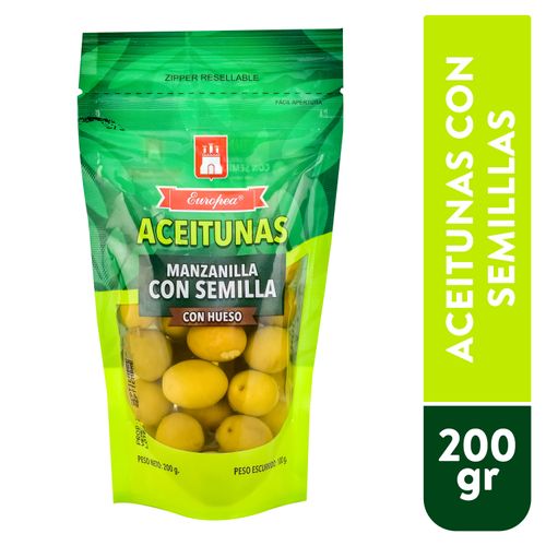 Aceitunas Europea Manzana Con Semilla - 100 g