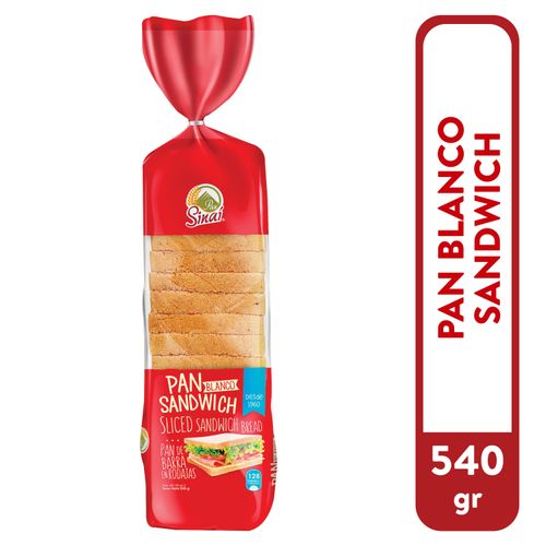 Pan Sandwich Med Sinai 540 g