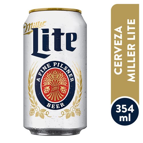 Cerveza Miller Lite Lata - 354 ml