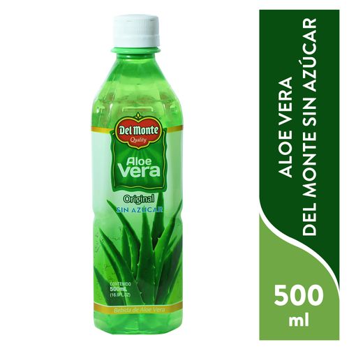 Bebida Del Monte Aloe Vera Sugar Free - 500 ml