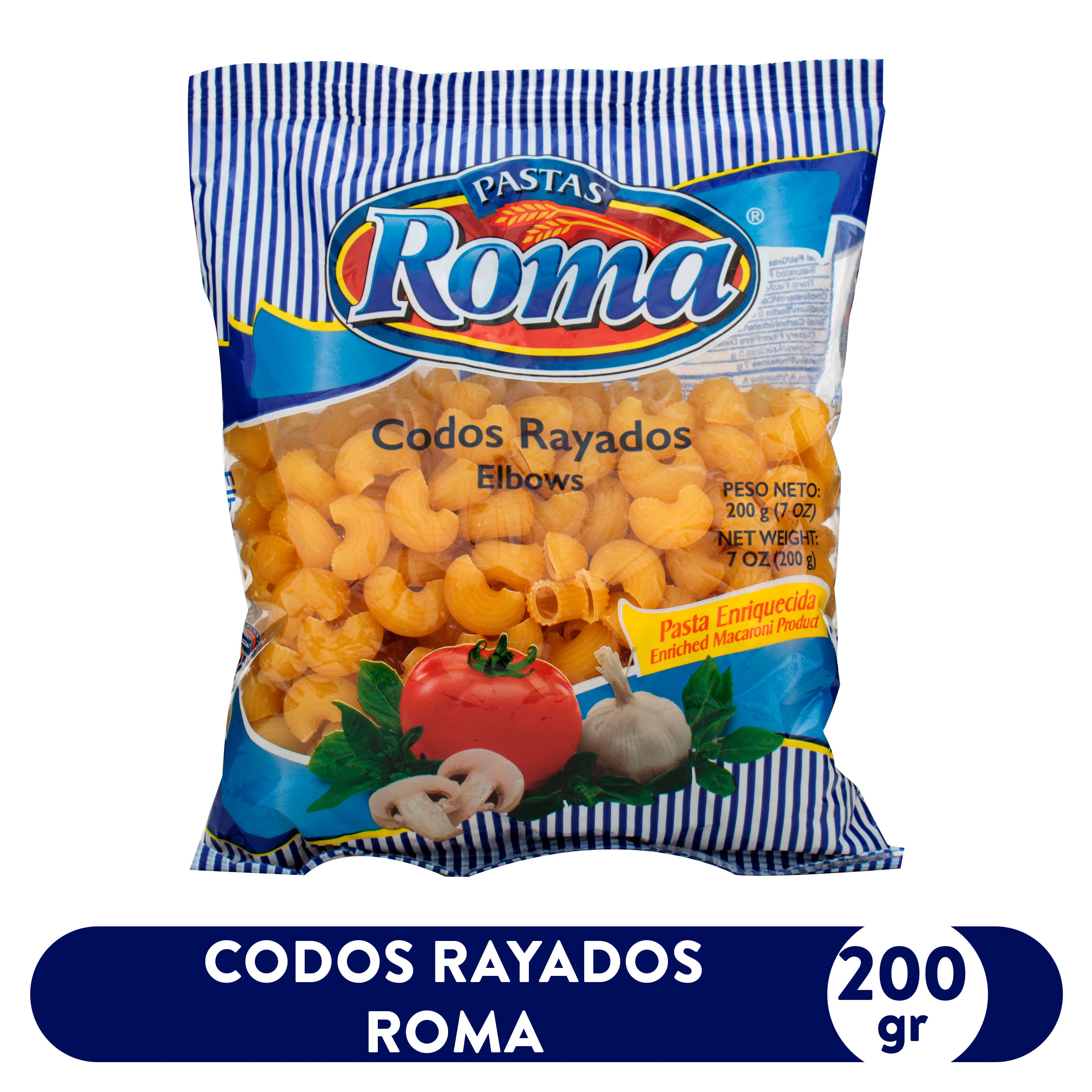 Pasta Roma Codo Rayado - 200 g