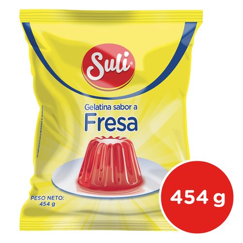 Gelatina Suli Fresa Bolsa - 454 g