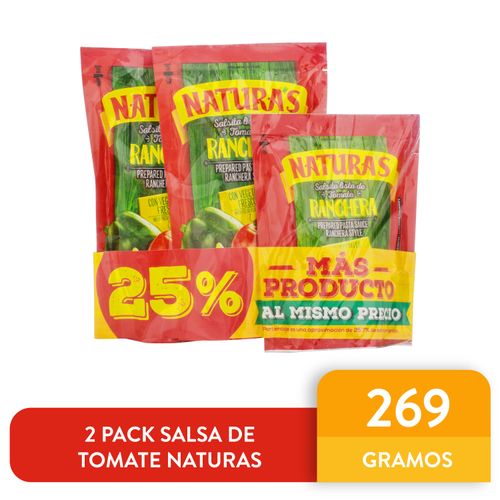 2Pk Salsa Naturas Ranchera - 100 g