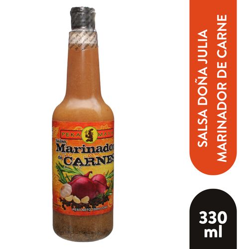 Salsa marinador Peka Maya para carne - 330 ml