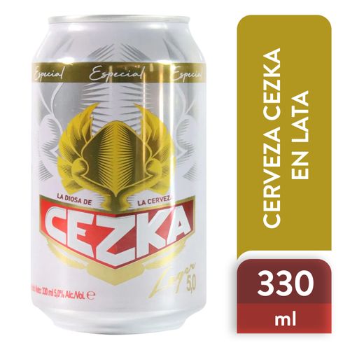 Cerveza Cezka Lager 5.0 Alcohol - 330ml