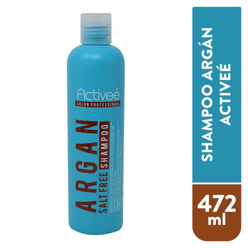 Shampoo Activeé con argán y libre de sal - 472 ml