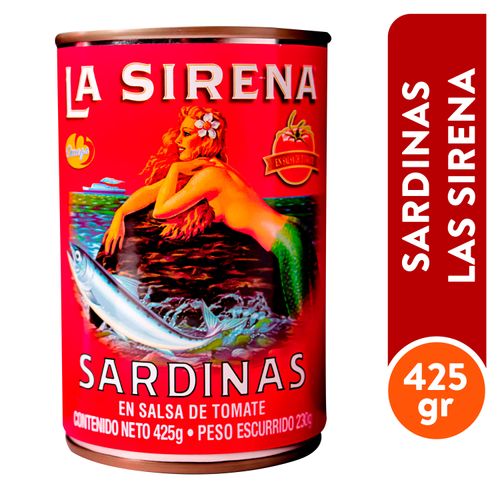 Sardina Sirena Cilindrica Tomate - 425 g