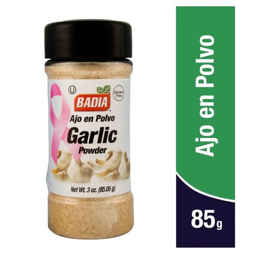 Ajo Badia en polvo en bote - 85 g