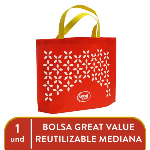 Bolsa Reutilizable Mediana Rojo