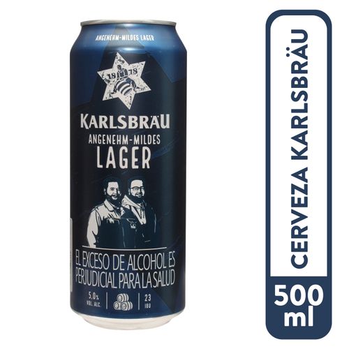 Cerveza Karlsbrau Lager 5.0 Alc 500Ml