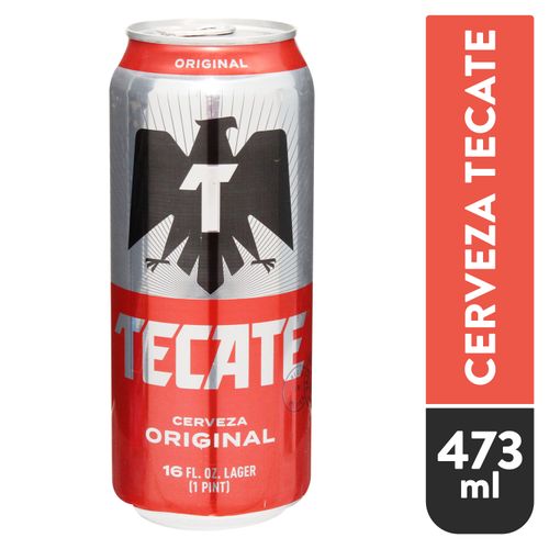 Cerveza Tecate Lata 473Ml