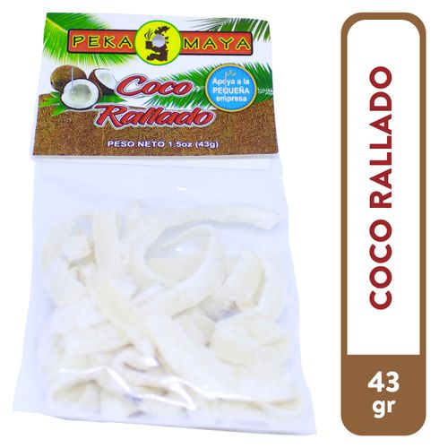 Coco Rayado Maya Con Azúcar - 43g
