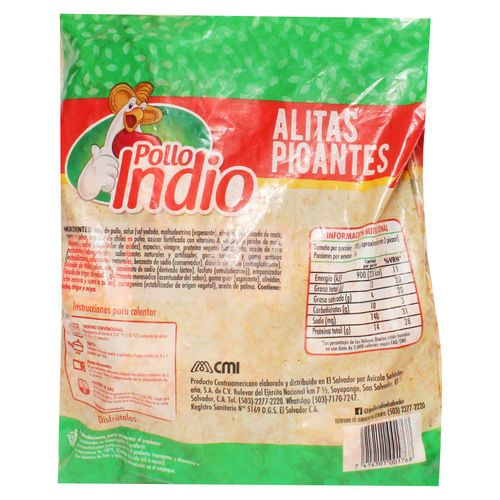 Alitas Pollo Indio Picante 3 Libras