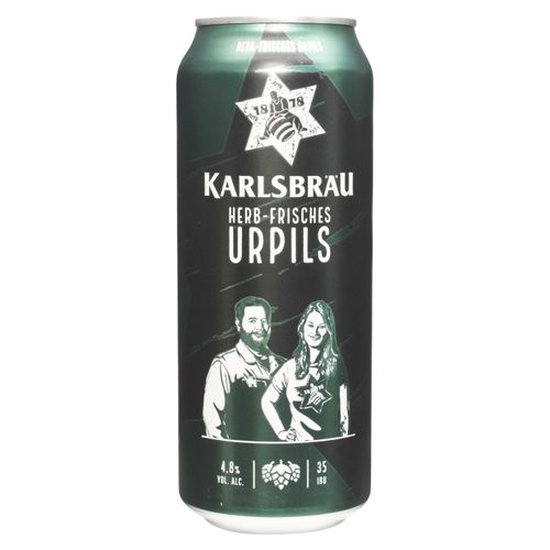Cerveza Karlsbrau Urpils 4.8 Alc 500Ml