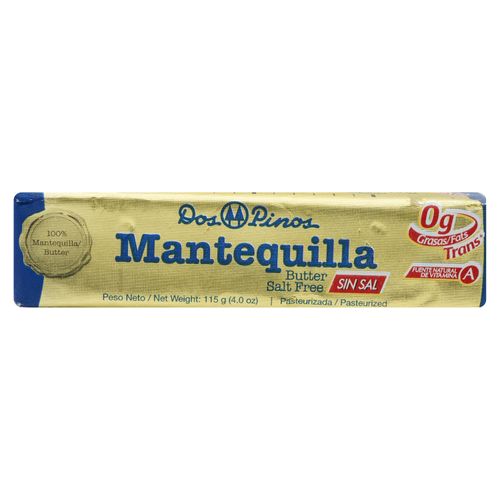 Mantequilla Dos Pinos Barra Sin Sal - 115 g