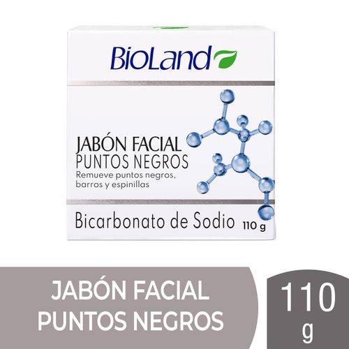 Jabon Facial Bioland Bicarbonato 110Gr