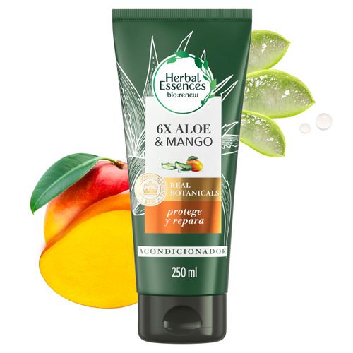Acondicionador Herbal Essences Bio:Renew 6X Aloe & Mango Protege & Repara -  250 ml