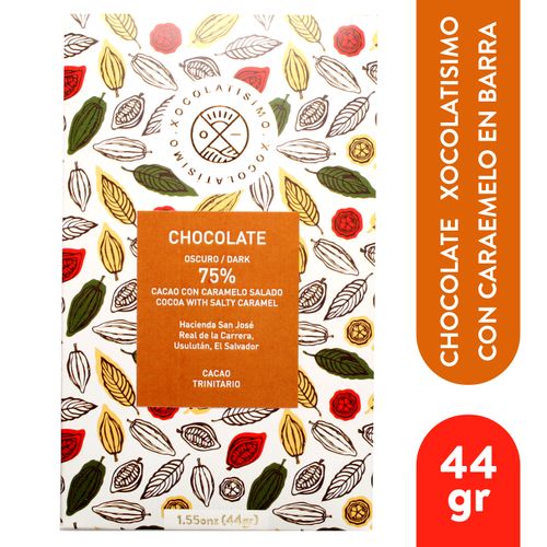 Choco Xocolatisino 75P Caramelo Bar 44 g