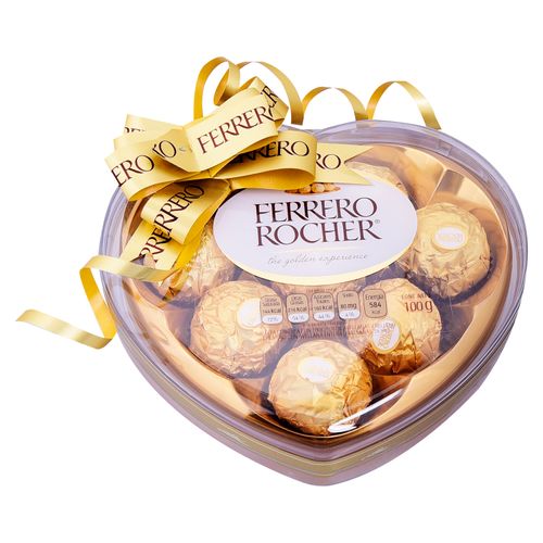 Chocolates Ferrero Rocher Corazon - 100 g