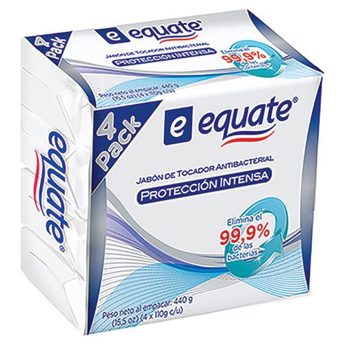 Jabón Equate Protecc Intensa 4Pack - 440 g