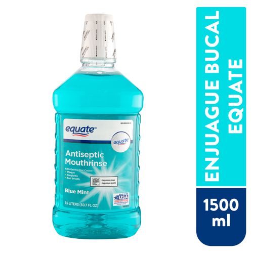 Enjuague Equate Bucal Blue Mint - 1500 ml