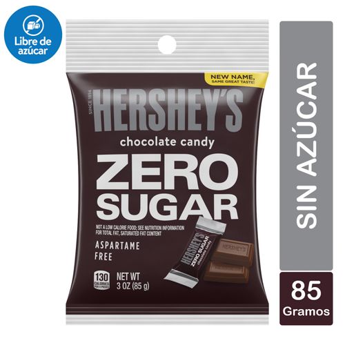 Chocolate Leche Hershey's's Zero Sugar - 85 g