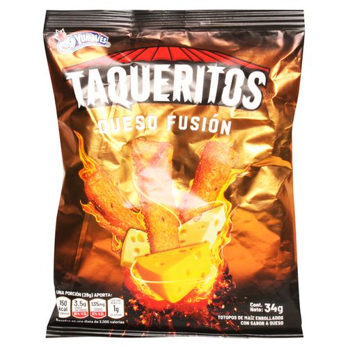 Taqueritos Sabor Quesofusión - 34 g