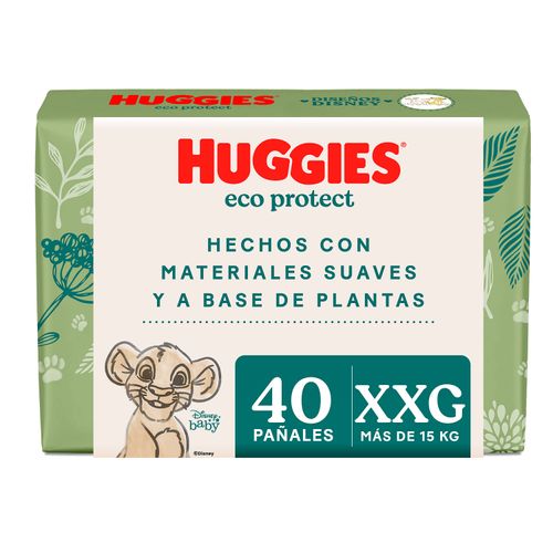 Pañales Huggies eco protect  etapa 7 - 40 Uds