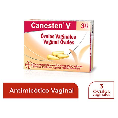 Antimicótico Vaginal Bayer Canesten V 200mg -3 óvulos