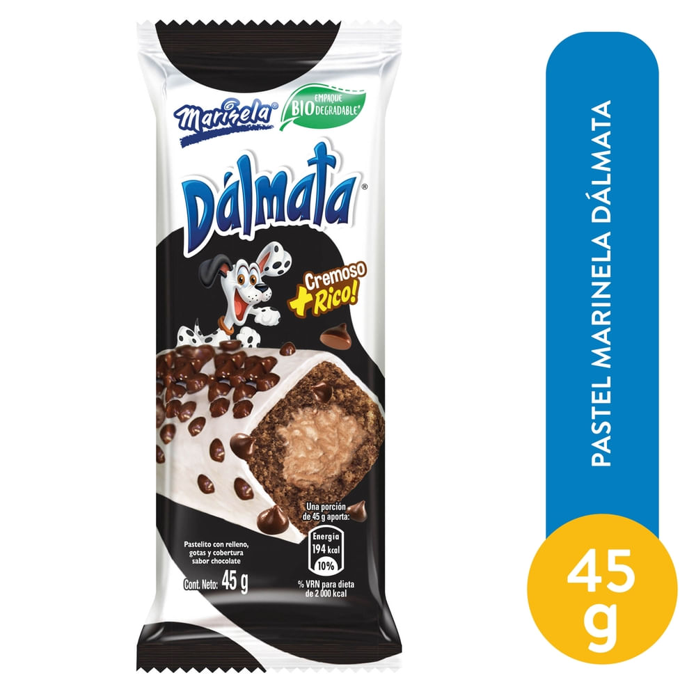 Pastel Marinela Dalmata  1 Unidad - 45 g