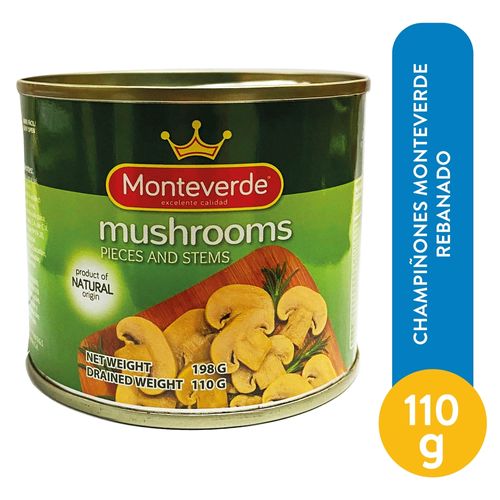 Champiñones Monteverde Rebanado - 110 g
