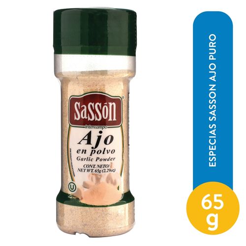Especias Sasson Ajo En Polvo - 65 g