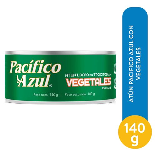 Atún Pacifico Azul Con Vegetales - 140 g