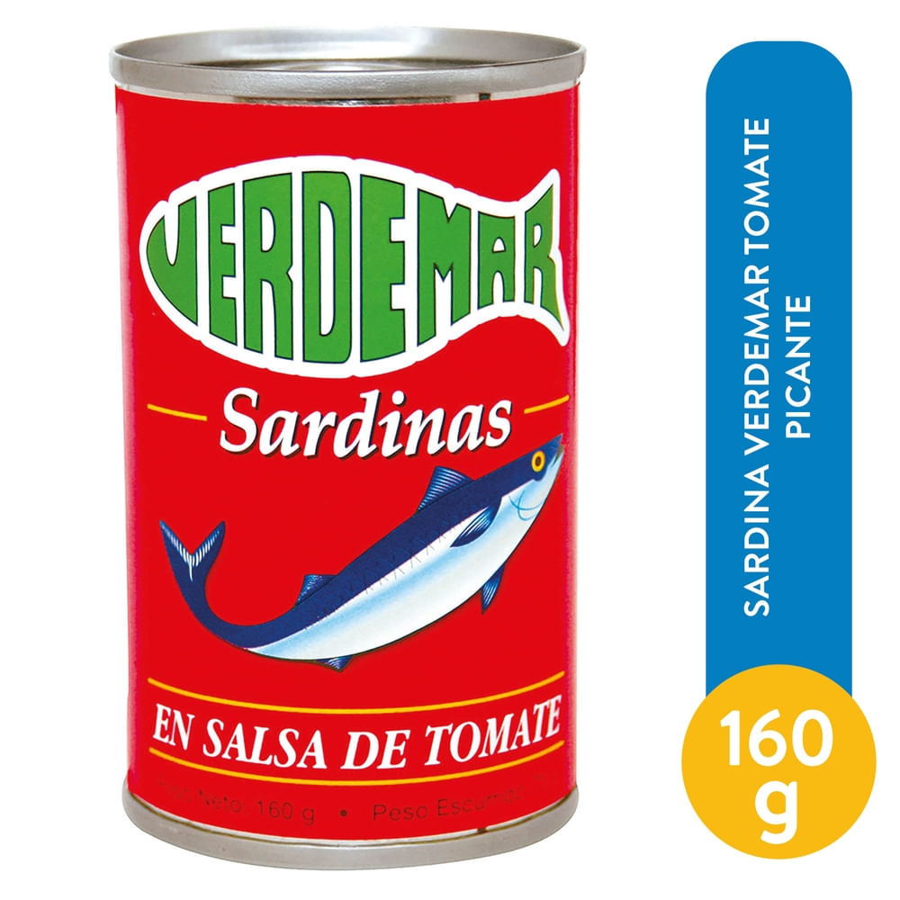 Sardina Verdemar en salsa de tomate picante - 160 g