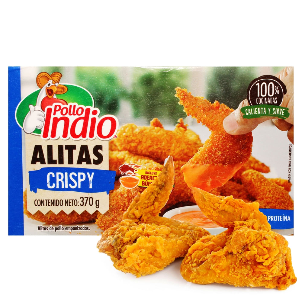 Alitas Pollo Indio Crispy Bufalo - 370 g