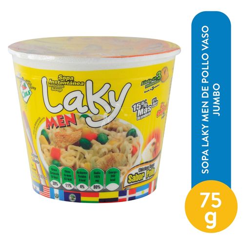 Sopa Laky jumbo pollo - 75 g