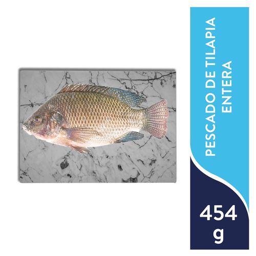Pescado Tilapia Entera - Precio Indicado Por Libra (454 g)