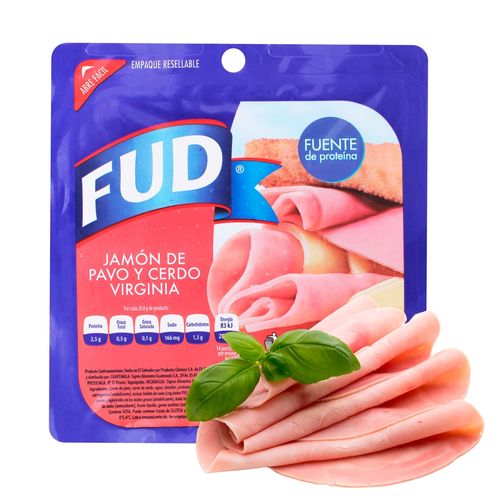 Jamón Fud Virginia de Pavo y Cerdo - 290 g