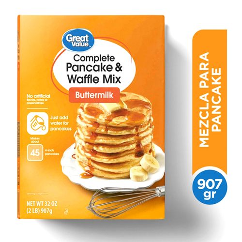 Mezcla de Pancake Great Value Buttermilk - 907 g