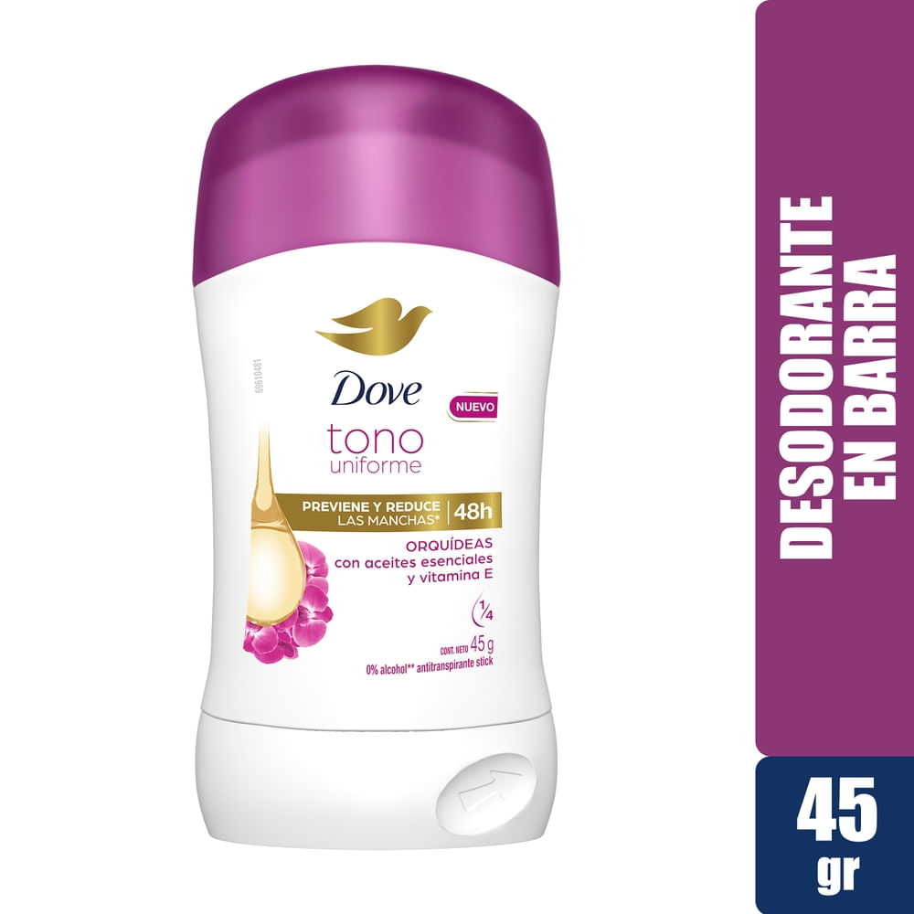 Desodorante Dove Dama Orquídea Y Vitamina E Barra - 45 g