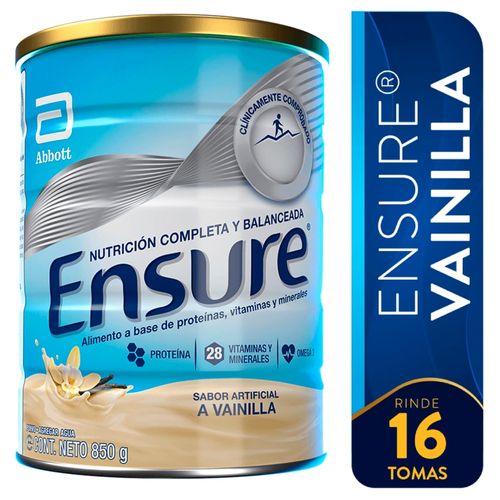 Fórmula Nutricional Ensure® Sabor Vainilla - 850 g